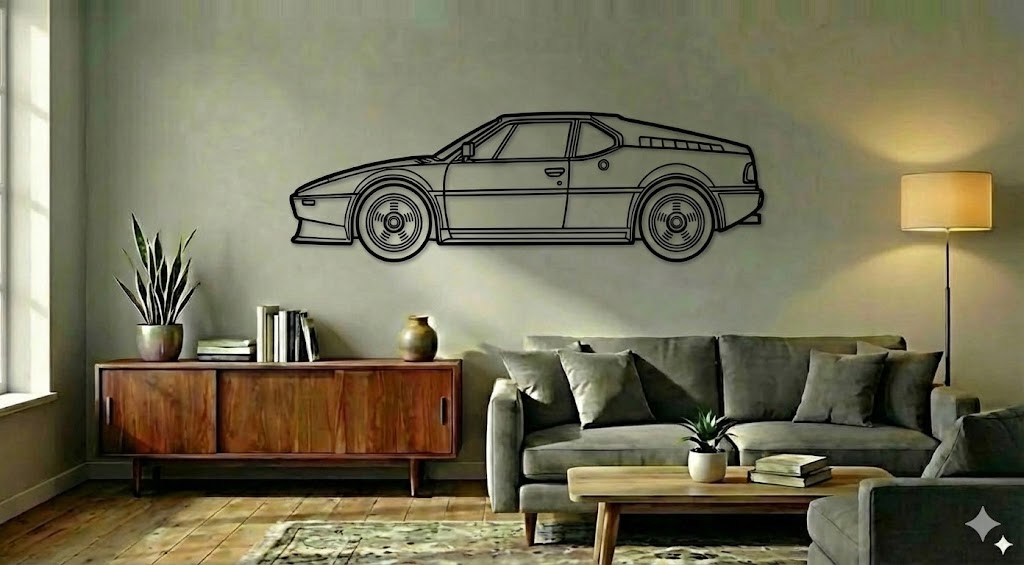 BMW M1 (E26) BOK – Dekoracja Ścienna