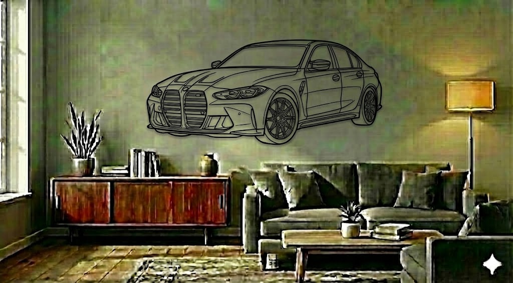 BMW G80 M3 SOKS – Dekoracja Ścienna