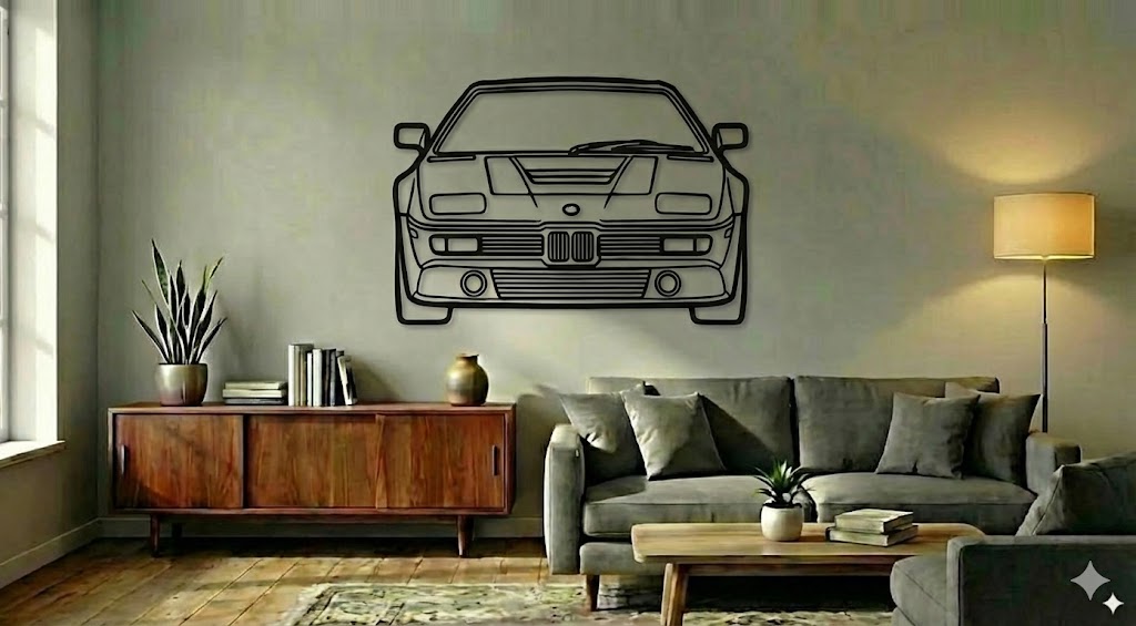 BMW M1 (E26) PRZÓD – Dekoracja Ścienna