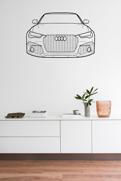 AUDI RS6 PRZÓD – Dekoracja Ścienna