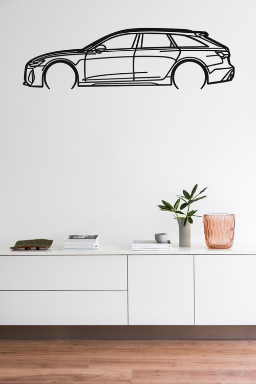 AUDI RS6 BOK – Dekoracja Ścienna