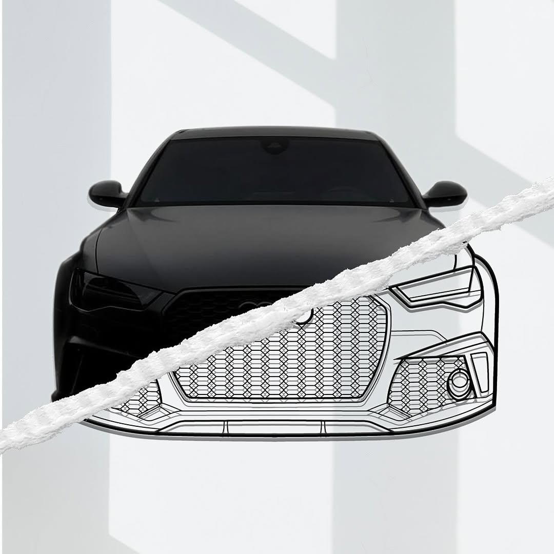 AUDI RS6 PRZÓD – Dekoracja Ścienna