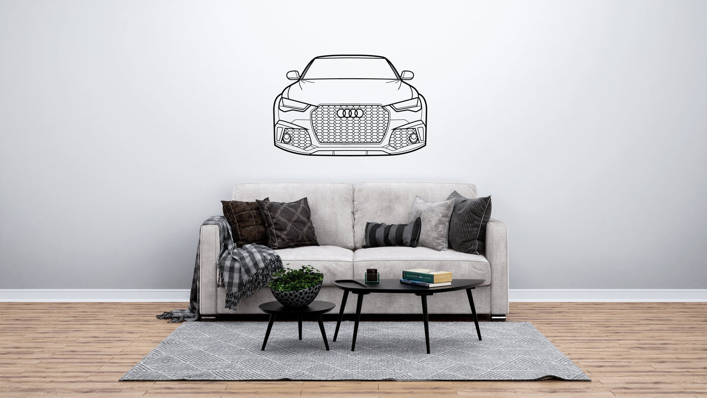 AUDI RS6 PRZÓD – Dekoracja Ścienna