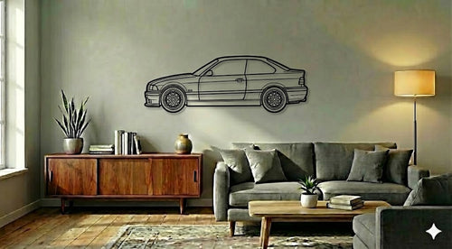 BMW E36 BOK – Dekoracja Ścienna