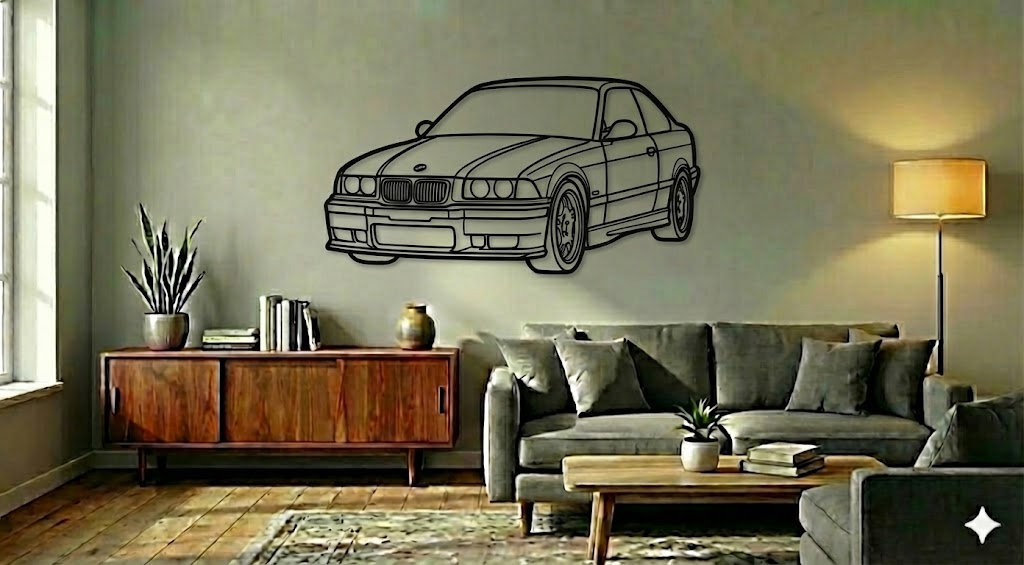 BMW E36 UKOS – Dekoracja Ścienna