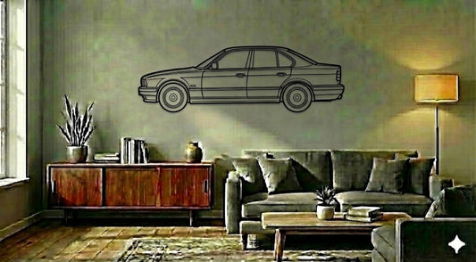 BMW E34 BOK – Dekoracja Ścienna