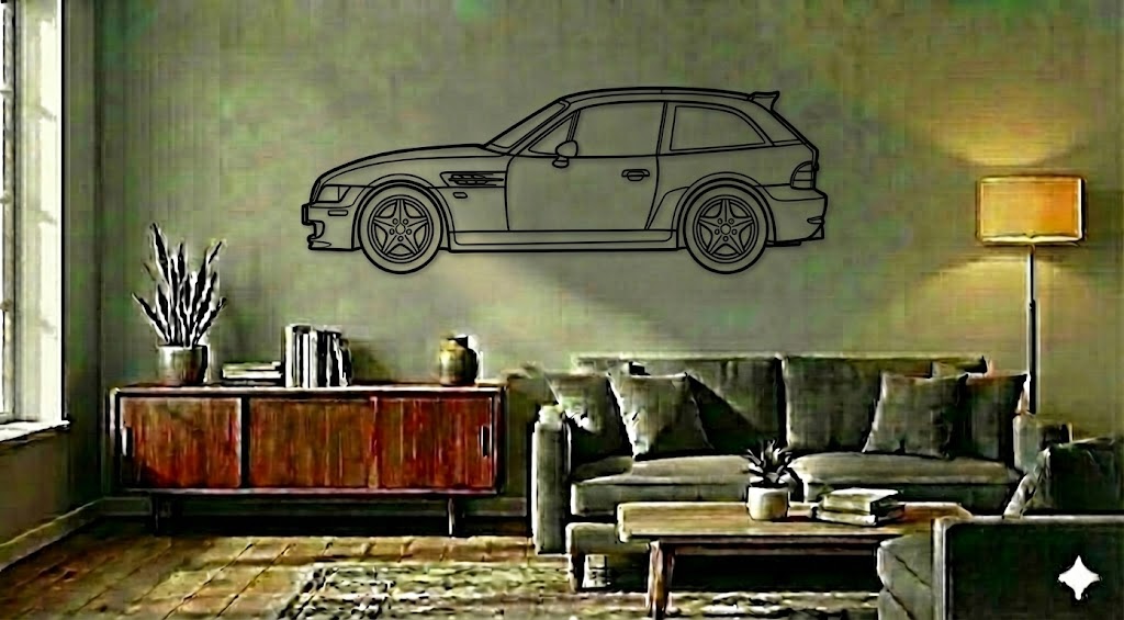 BMW Z3 M COUPE BOK – Dekoracja Ścienna