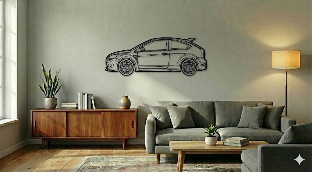 FORD FOCUS RS BOK – Dekoracja Ścienna