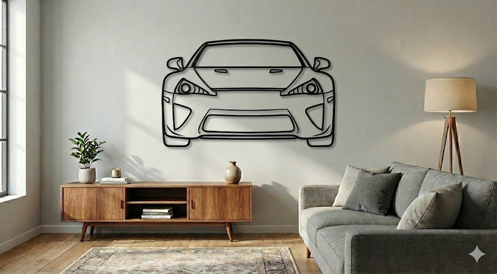 LEXUS LFA PRZÓD  – Dekoracja Ścienna