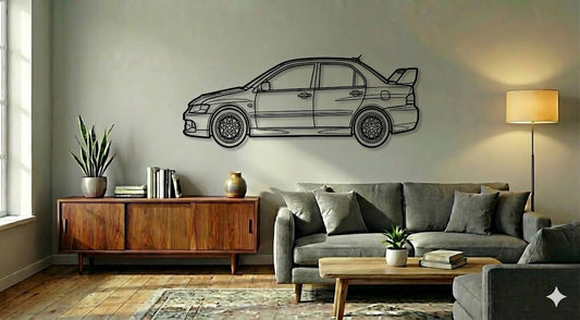 MITSUBISHI LANCER EVO 9 BOK – Dekoracja Ścienna