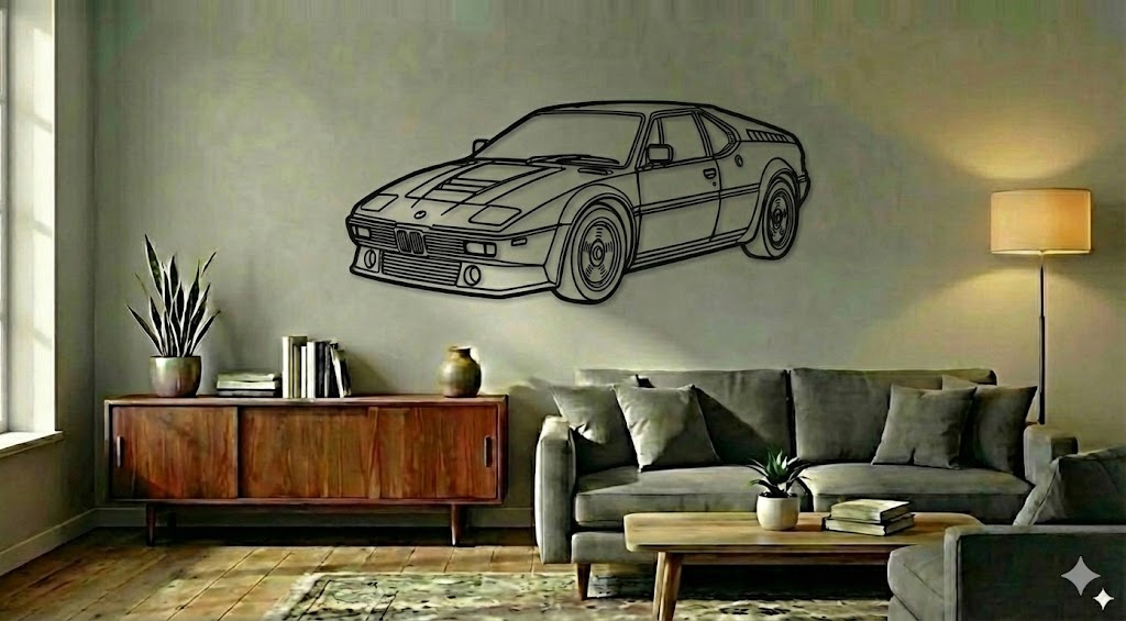 BMW M1 (E26) SKOS  – Dekoracja Ścienna
