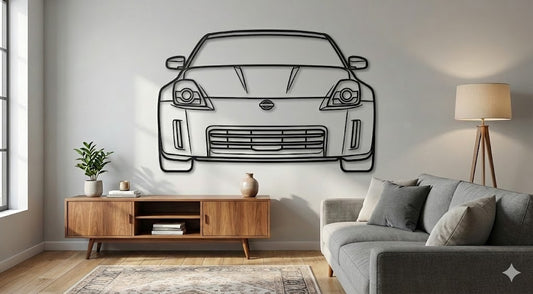 NISSAN 350Z PRZÓD  – Dekoracja Ścienna