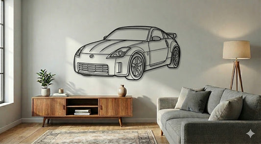NISSAN 350Z UKOS  – Dekoracja Ścienna