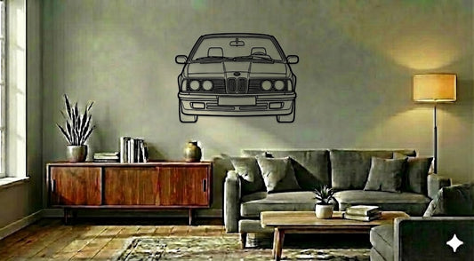 BMW E24 PRZÓD – Dekoracja Ścienna
