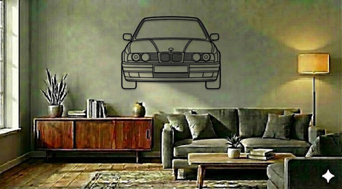 BMW E34 PRZÓD – Dekoracja Ścienna