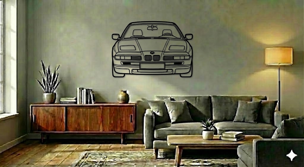 BMW E31 PRZÓD – Dekoracja Ścienna