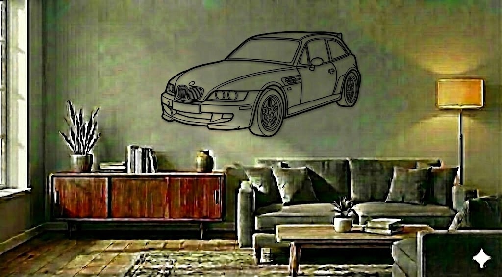 BMW Z3 M COUPE SKOS  – Dekoracja Ścienna