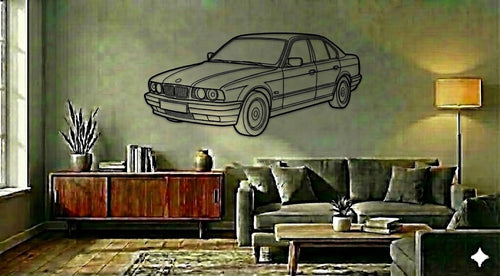 BMW E34 SKOS – Dekoracja Ścienna