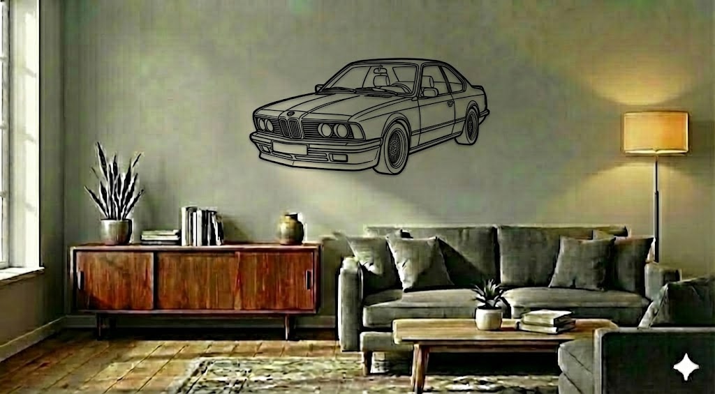 BMW E24 SKOS – Dekoracja Ścienna