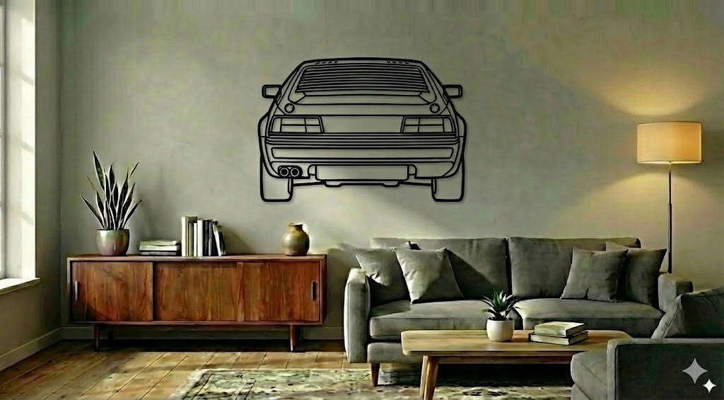 BMW M1 (E26) TYŁ  – Dekoracja Ścienna