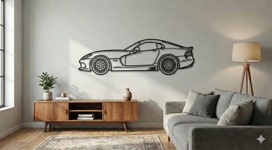 DODGE VIPER BOK  – Dekoracja Ścienna