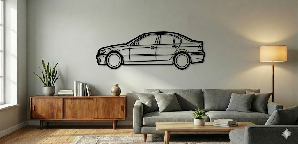 BMW E46 BOK  – Dekoracja Ścienna