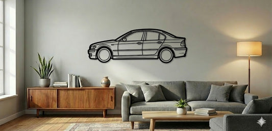 BMW E46 BOK  – Dekoracja Ścienna