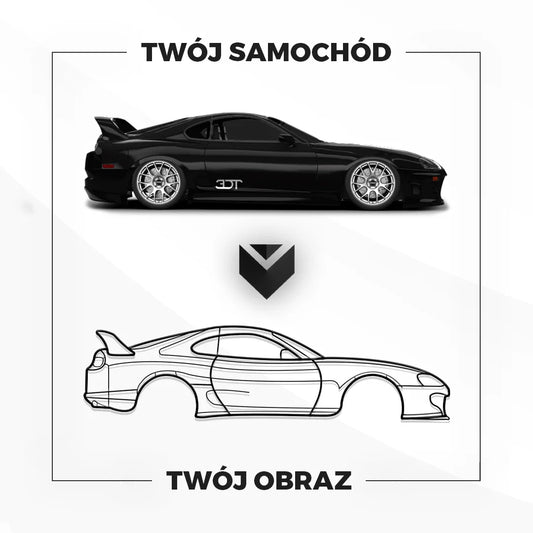 Personalizowany Model Pojazdu na Ścianę