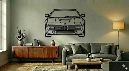BMW M1 (E26) PRZÓD  – Dekoracja Ścienna