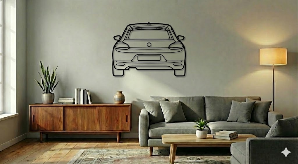 VW SCIROCCO TYŁ – Dekoracja Ścienna