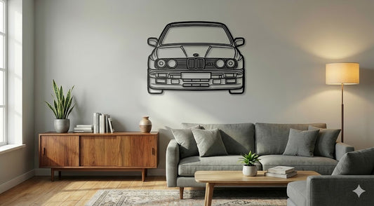 BMW E30 PRZÓD – Dekoracja Ścienna
