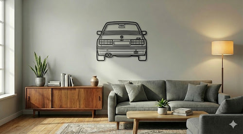 BMW E30 TYŁ – Dekoracja Ścienna