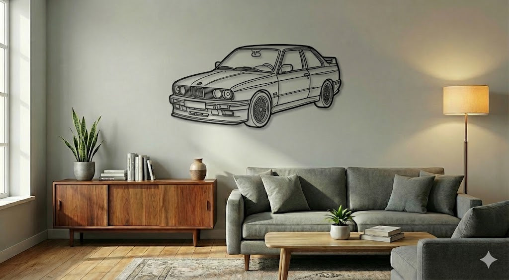 BMW E30 UKOS – Dekoracja Ścienna
